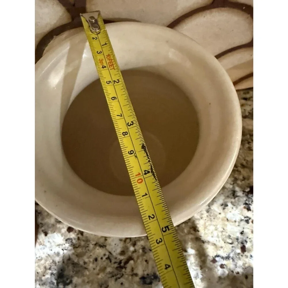 Casey Pottery Marshal Texas Jar w/ lid 6”Tall Vintage